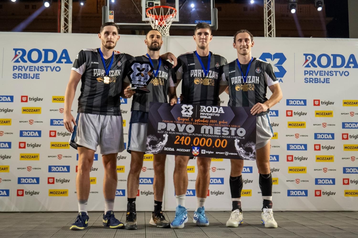 Partizan 3×3 u neverovatnom finalu odbranio titulu šampiona Srbije!